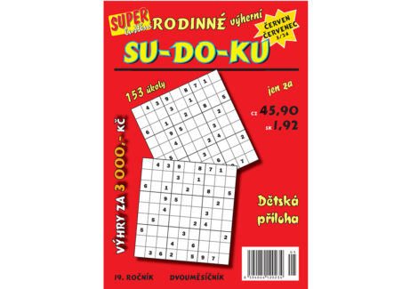 Rodinné výherní SUDOKU